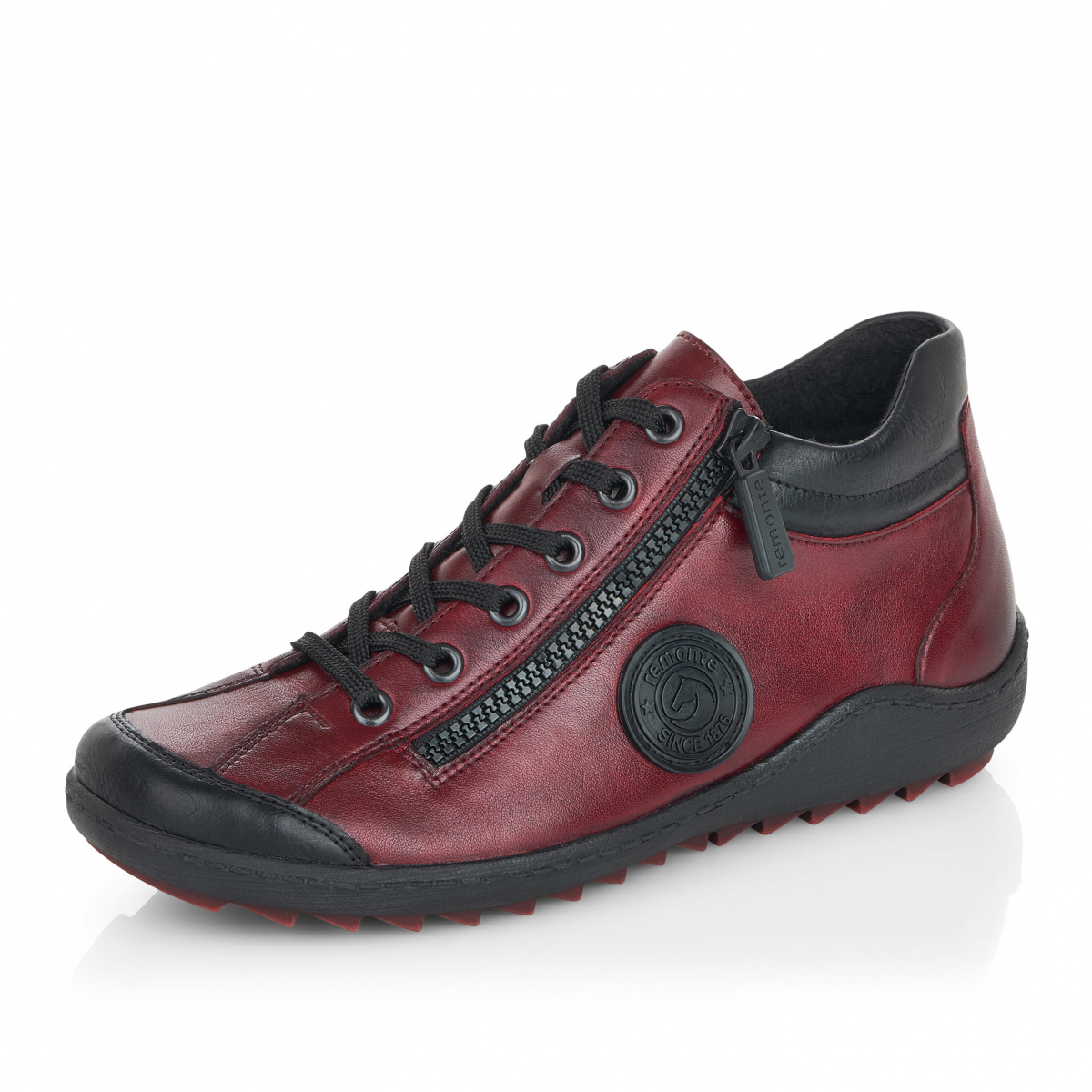 detail Dámská kotníková obuv REMONTE R1477-35 červená W3