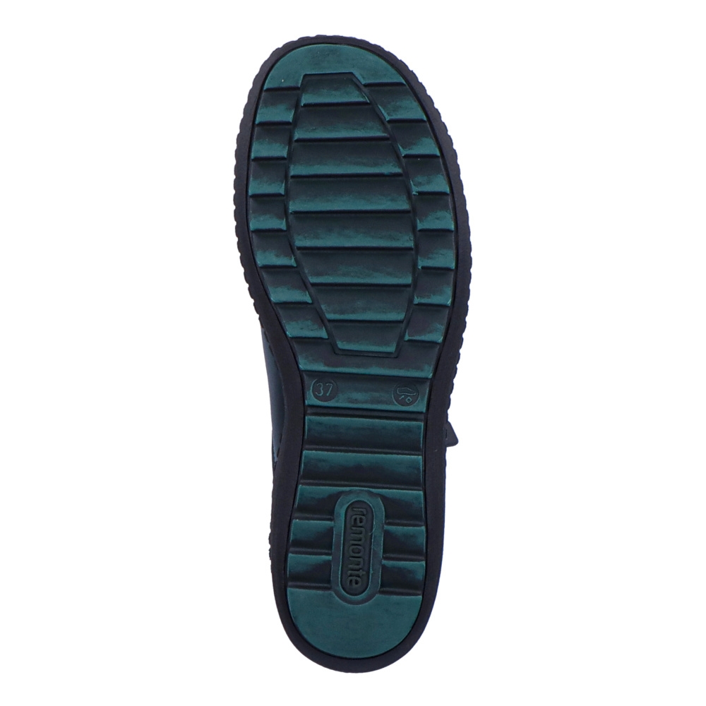 detail Dámská kotníková obuv REMONTE R1477-54 zelená W2