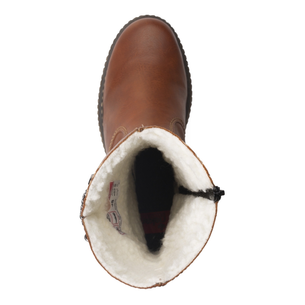 detail Dámská kotníková obuv  RIEKER<br><small> Z3482-24 hnědá W2</small>