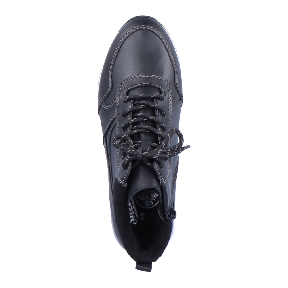 detail Dámská kotníková obuv RIEKER N7611-00 černá W2