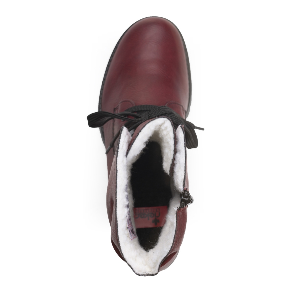 detail Dámská kotníková obuv RIEKER 78550-35 červená W1