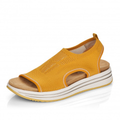 náhled Dámské sandály  REMONTE<br><small> R2955-68 žlutá S3</small>