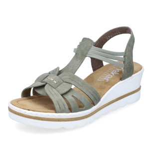 Dámské sandály RIEKER 67459-52 zelená S4