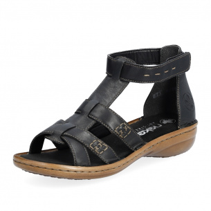 Dámské sandály RIEKER 60860-01 černá S4