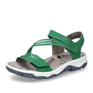 Dámské sandály RIEKER 68871-52 zelená S4