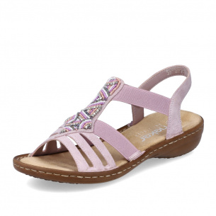 Dámské sandály RIEKER 60801-30 růžová S4