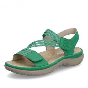 Dámské sandály RIEKER 64870-54 zelená S4