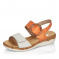 detail Dámské sandály REMONTE R6853-38 oranžová S2