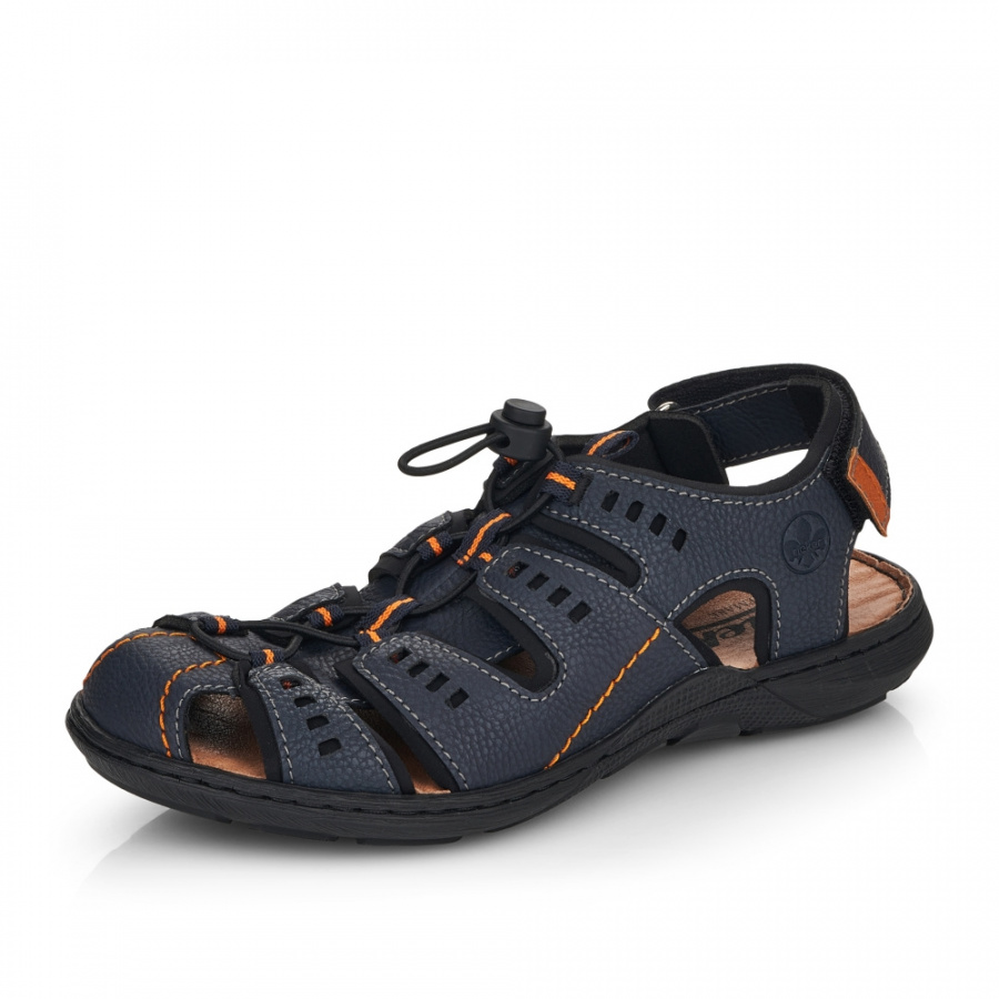 Pánské sandály RIEKER 22021-14 modrá S4