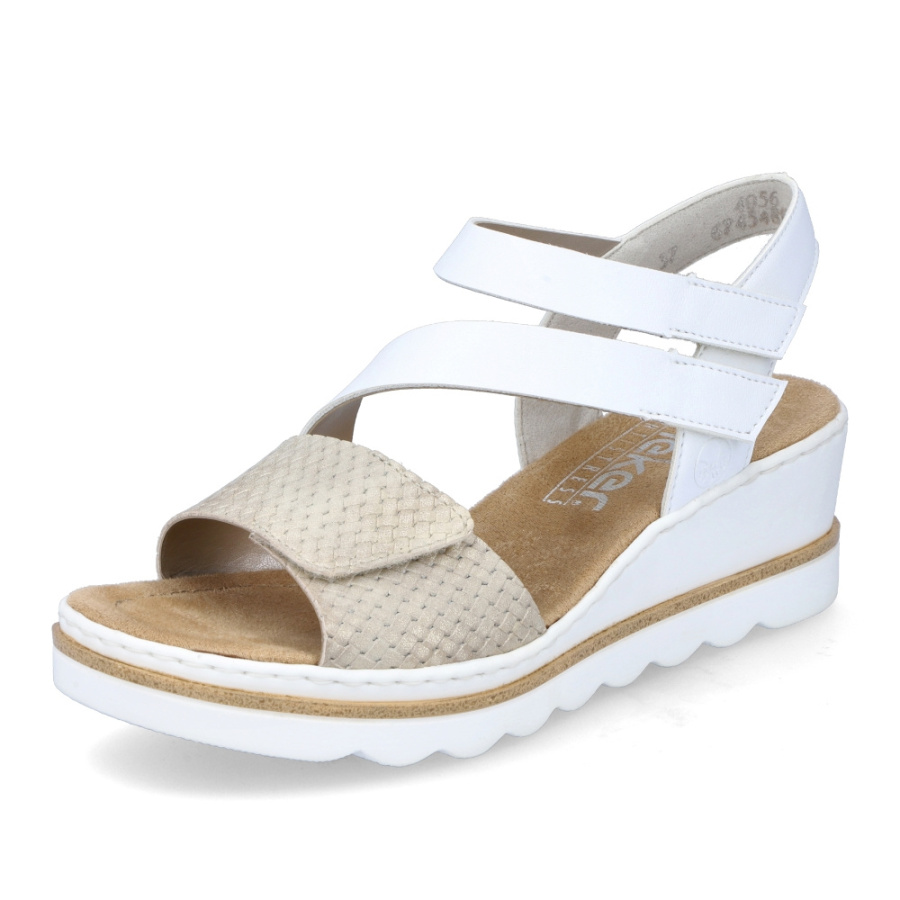 Dámské sandály RIEKER 67454-80 bílá S4