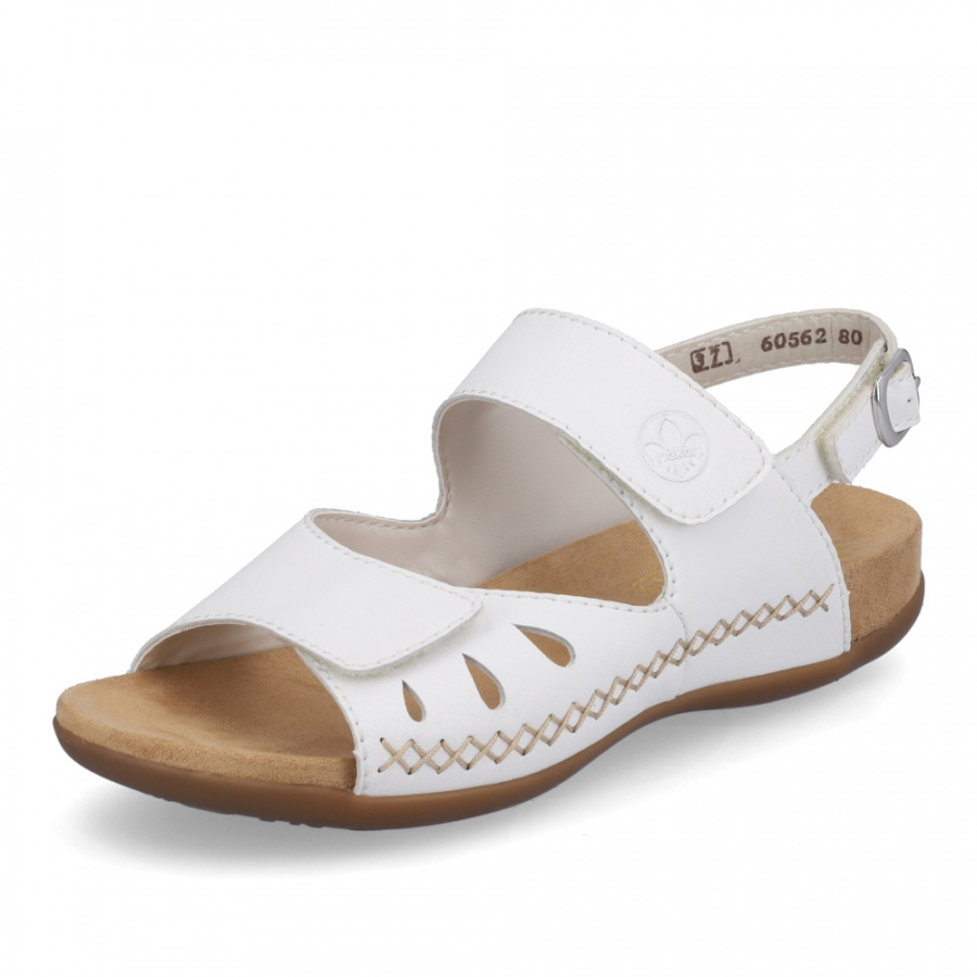 Dámské sandály RIEKER 60562-80 bílá S3