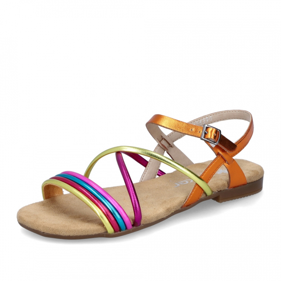 Dámské sandály RIEKER 65263-90 oranžová S4