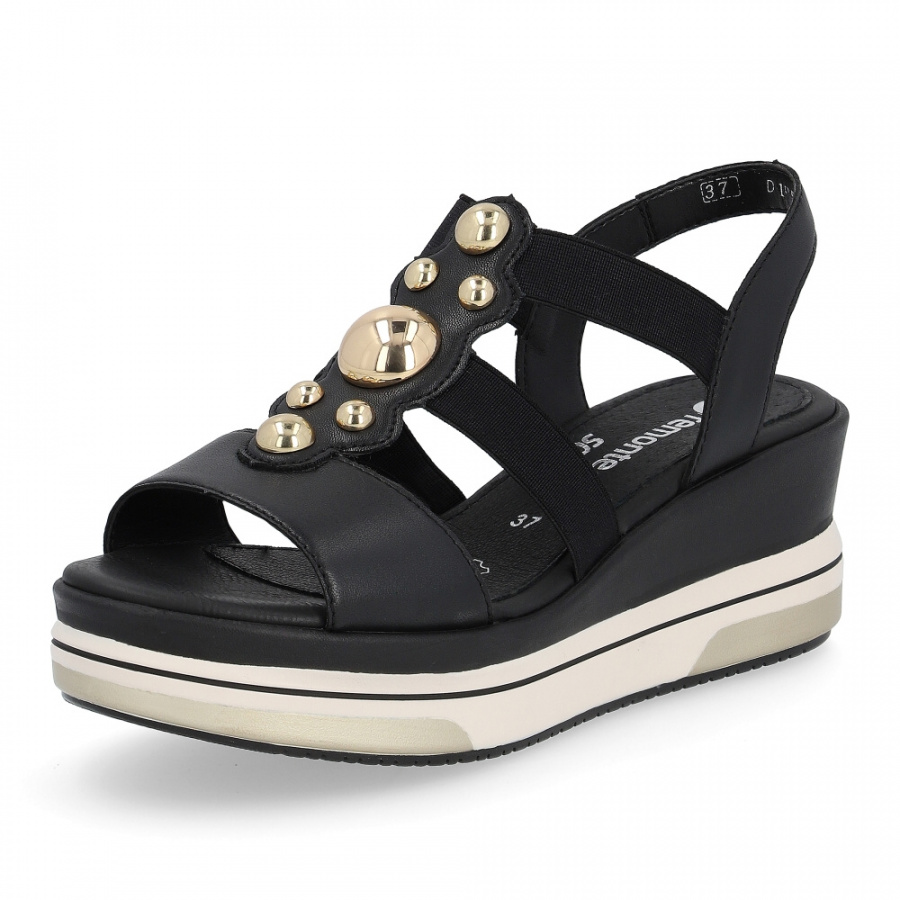 Dámské sandály REMONTE D1P52-02 černá S4