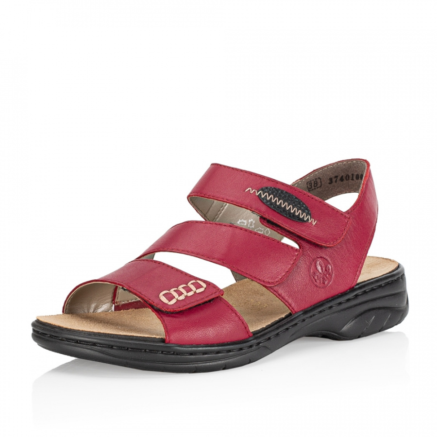 Dámské sandály RIEKER 64573-33 červená S4
