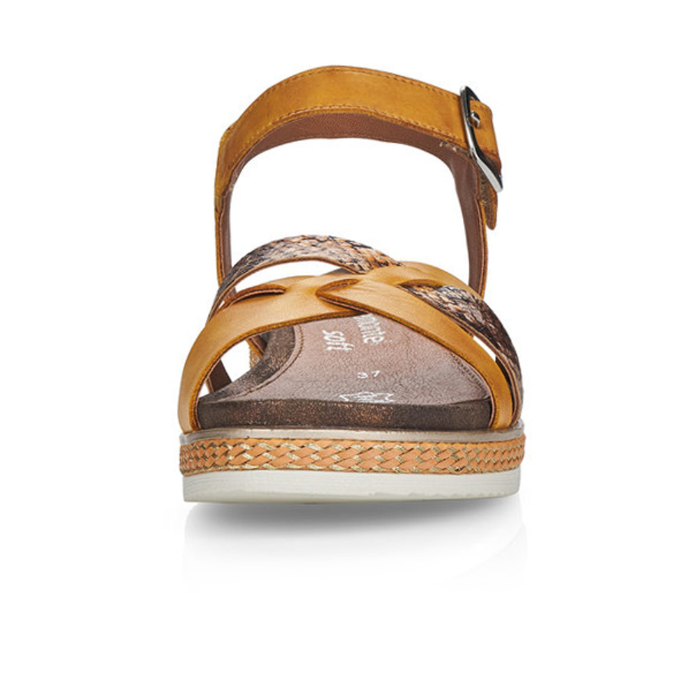 detail Dámské sandály REMONTE R4551-68 žlutá S1