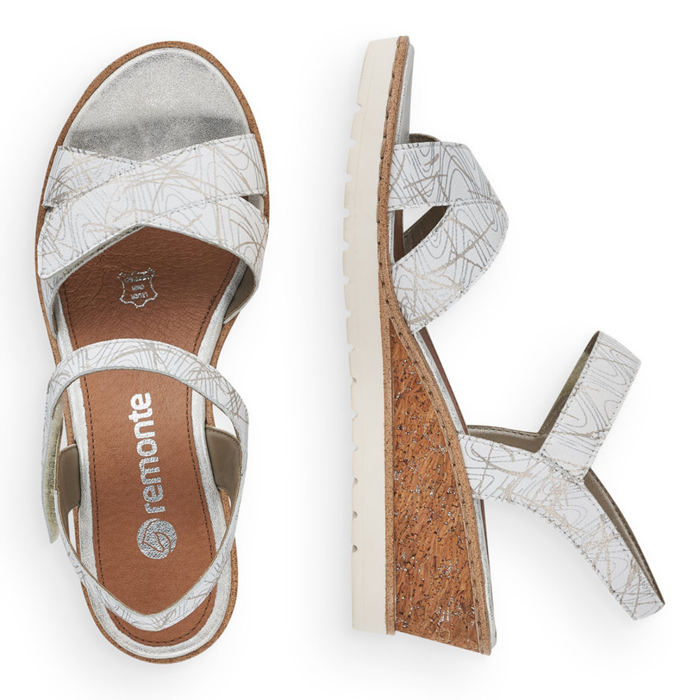 detail Dámské sandály REMONTE R6252-80 bílá S3