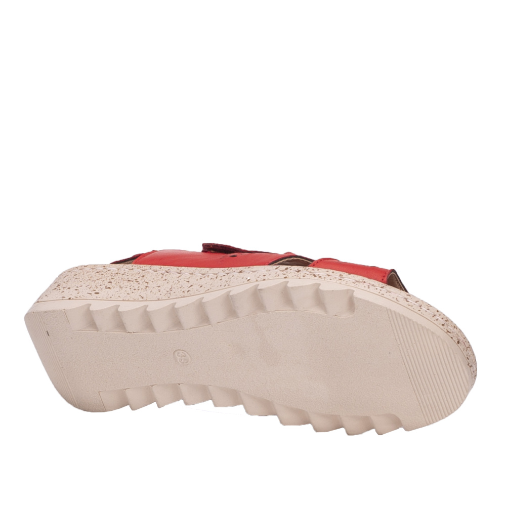 detail Dámské sandály IBERIUS 016-985 červená S1