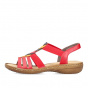 náhled Dámské sandály RIEKER 60804-33 červená S3