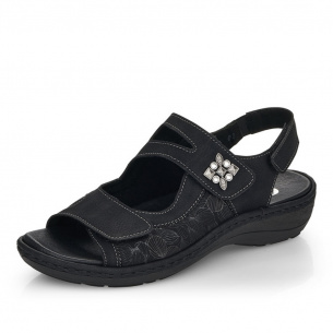 Dámské sandály REMONTE D7647-01 černá S3