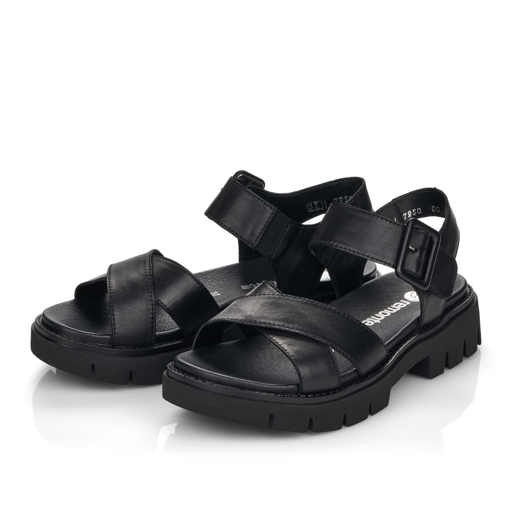 detail Dámské sandály REMONTE D7950-00 černá S4
