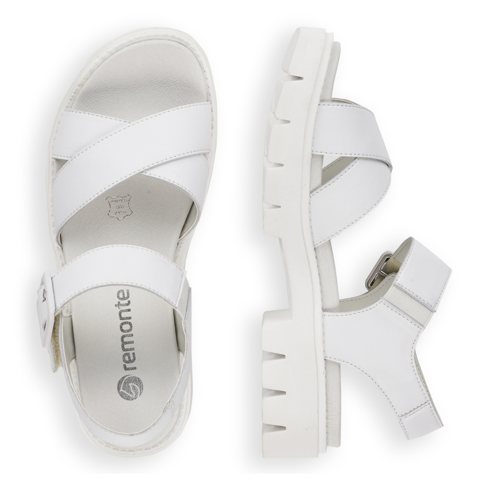detail Dámské sandály REMONTE D7950-80 bílá S3