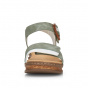 náhled Dámské sandály RIEKER 62963-52 zelená S3
