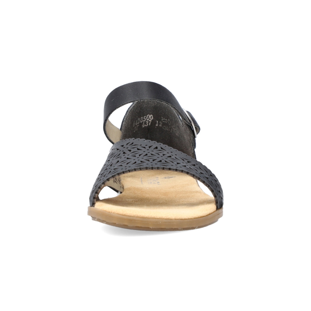 detail Dámské sandály RIEKER 64285-00 černá S2