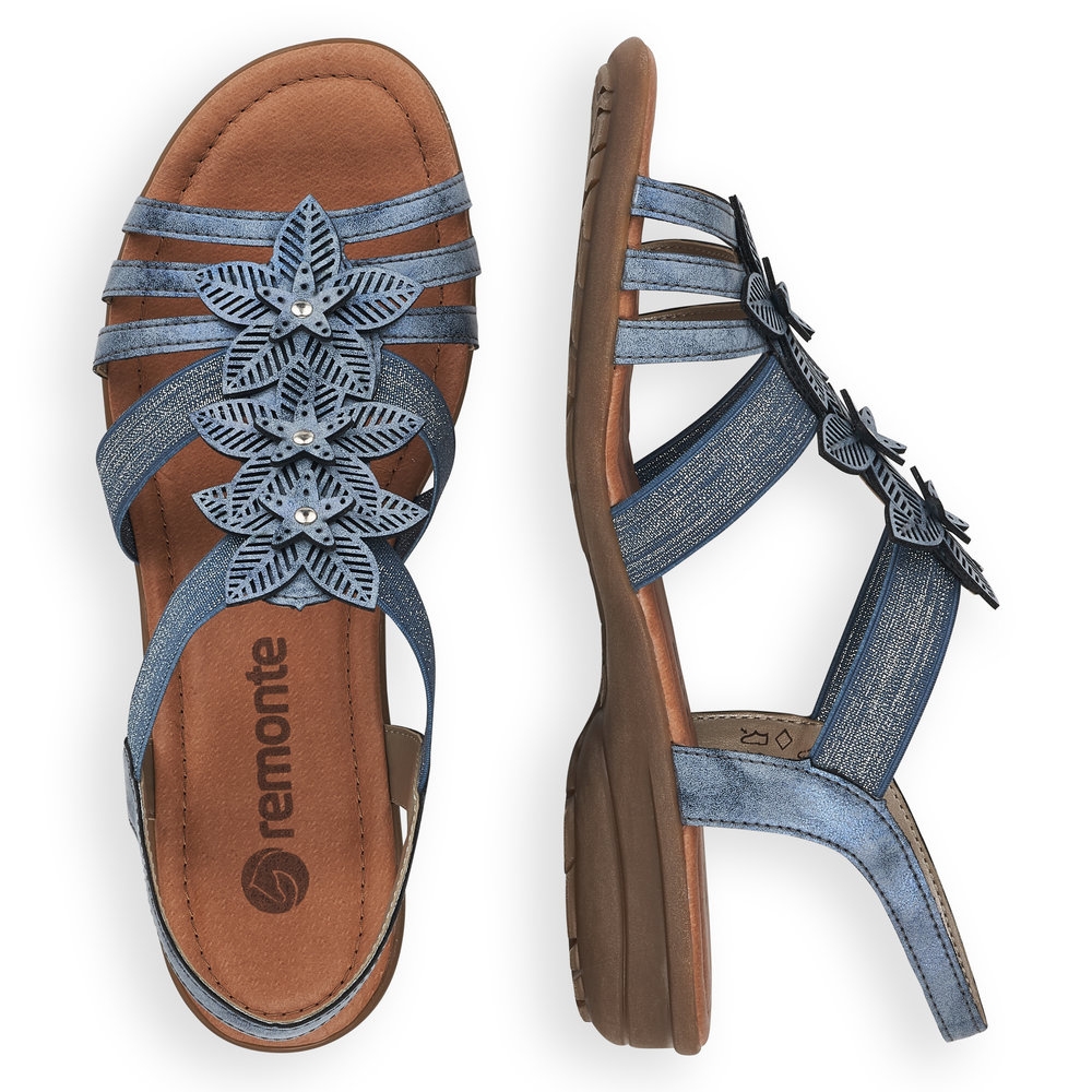 detail Dámské sandály REMONTE R3663-14 modrá S3