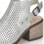 náhled Dámské sandály RIEKER V0590-90 stříbrná S2