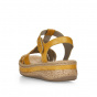 náhled Dámské sandály RIEKER V0919-68 žlutá S2