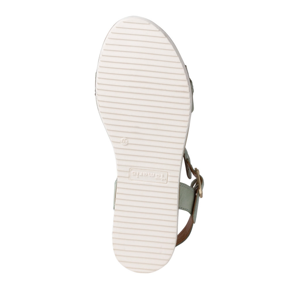 detail Dámské sandály TAMARIS 28223-28-760 zelená S2