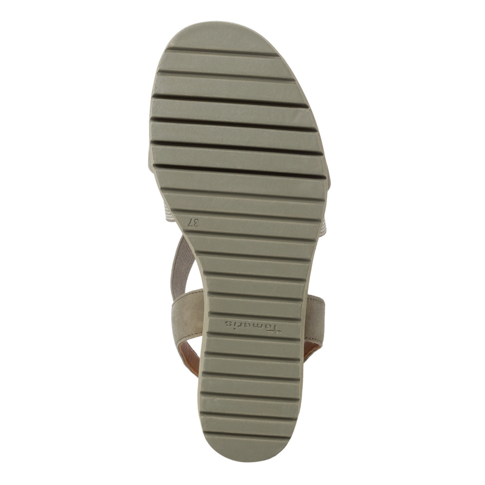 detail Dámské sandály TAMARIS 28312-28-771 zelená S2