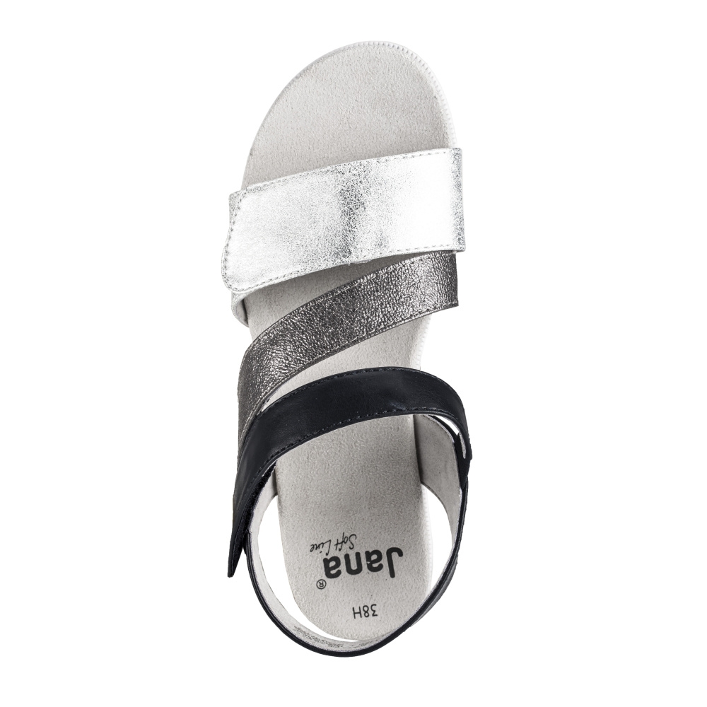 detail Dámské sandály JANA 28264-28-890 stříbrná S2