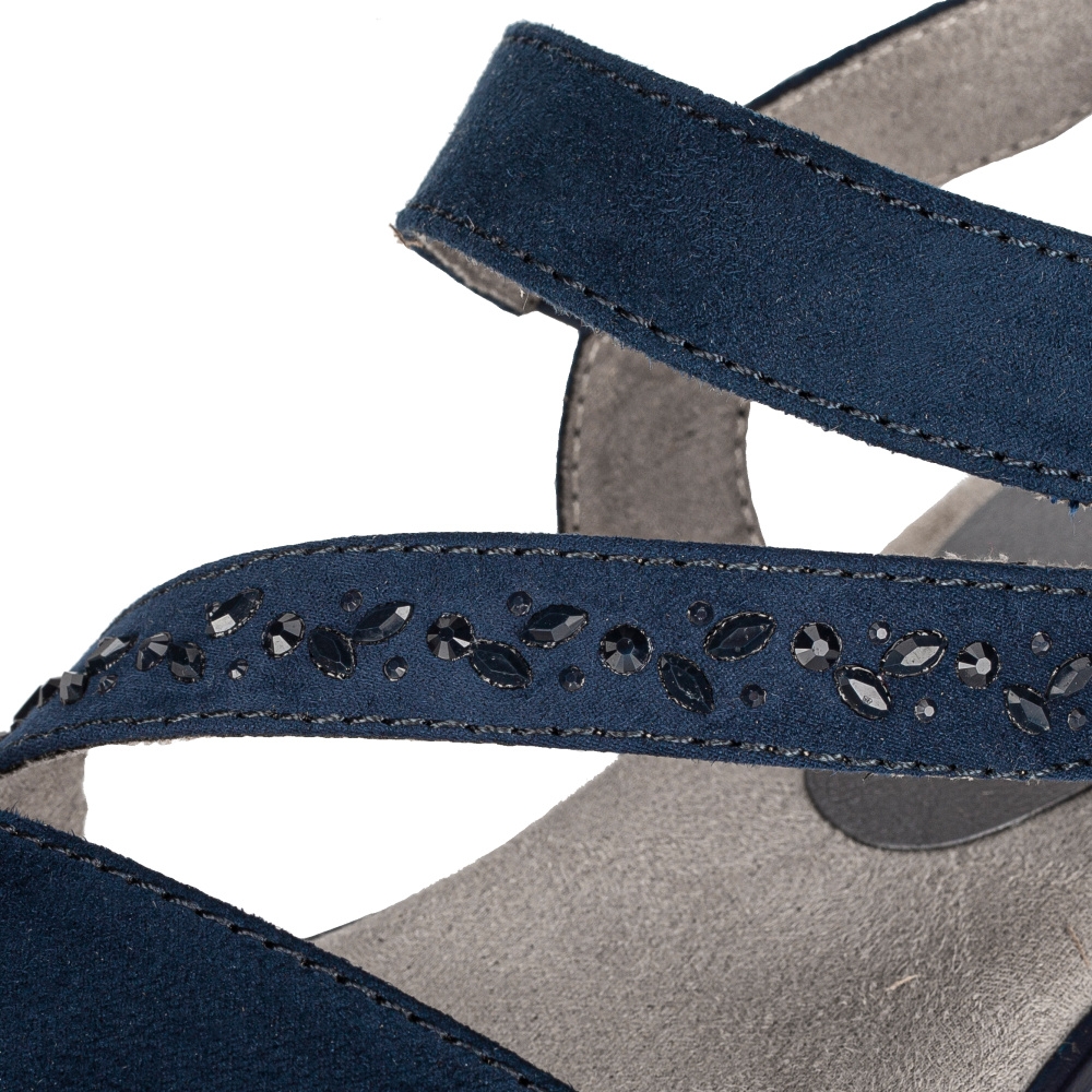 detail Dámské sandály JANA 28663-28-805 modrá S2