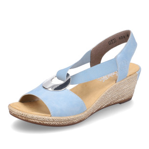 Dámské sandály RIEKER 624H6-10 modrá S3