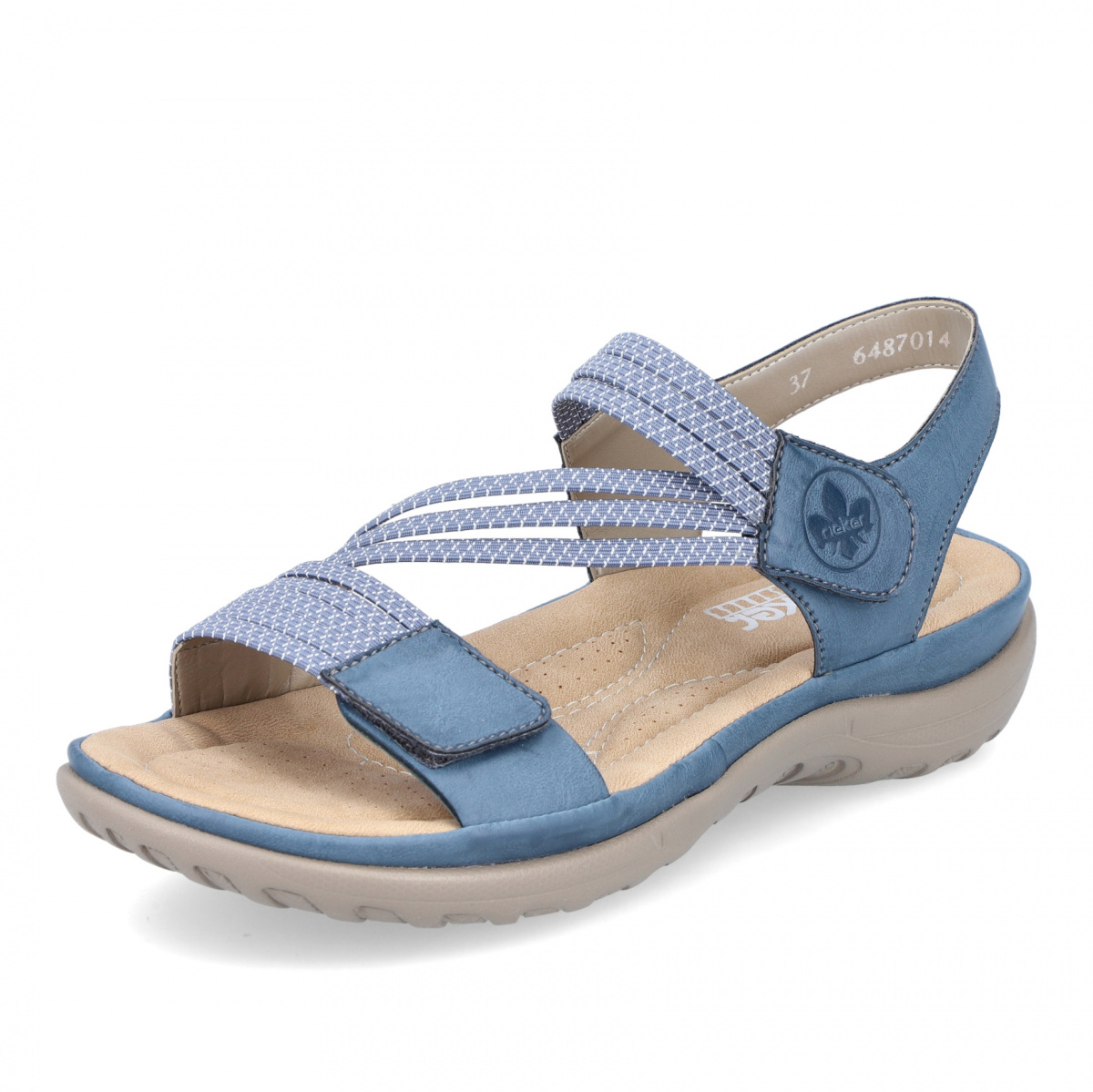 detail Dámské sandály RIEKER 64870-14 modrá S4