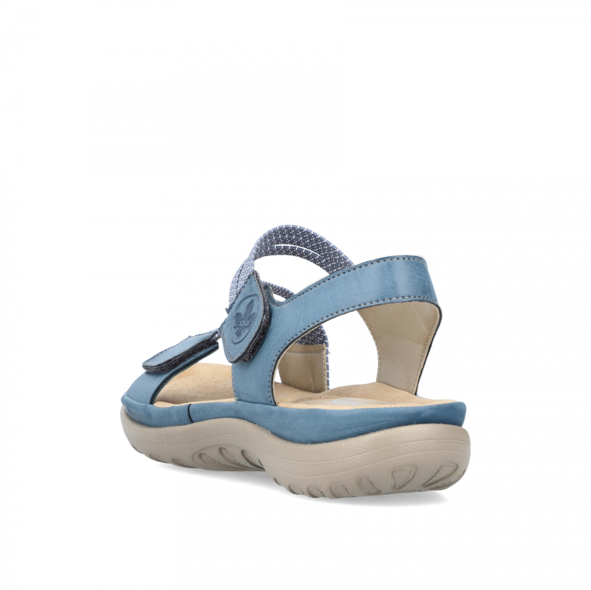 detail Dámské sandály RIEKER 64870-14 modrá S4