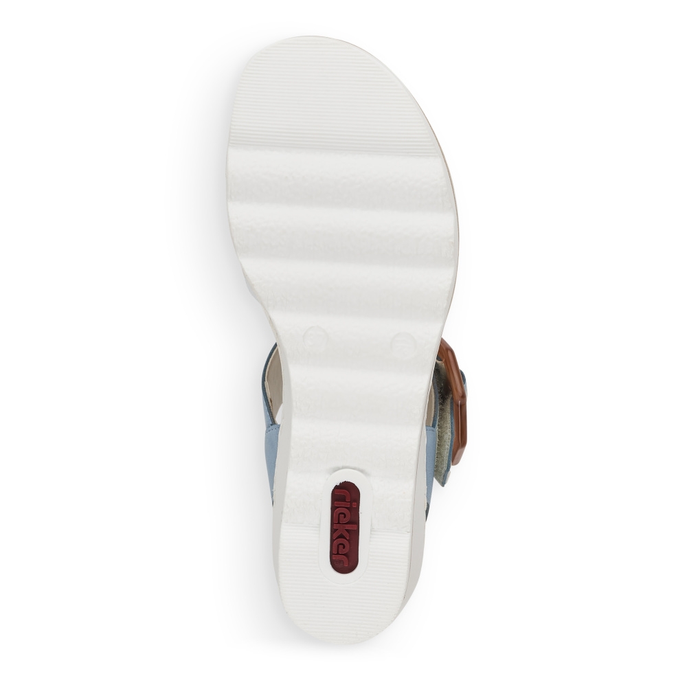 detail Dámské sandály RIEKER 67476-10 bílá S3