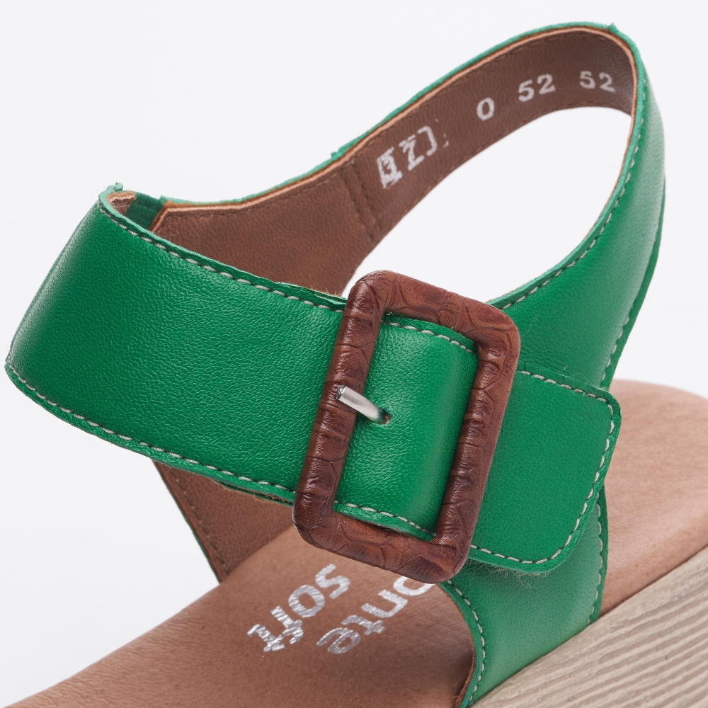 detail Dámské sandály REMONTE D0N52-53 zelená S3