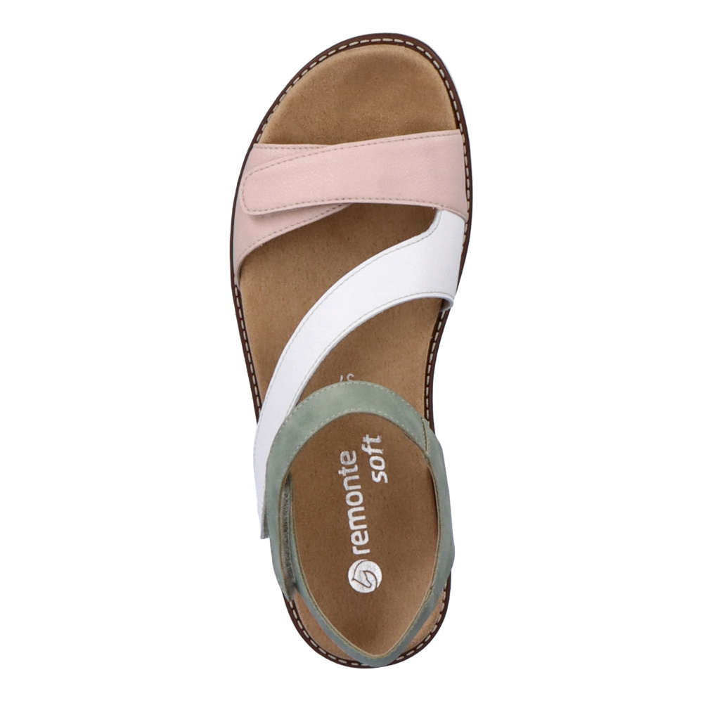detail Dámské sandály REMONTE D2050-52 zelená S3