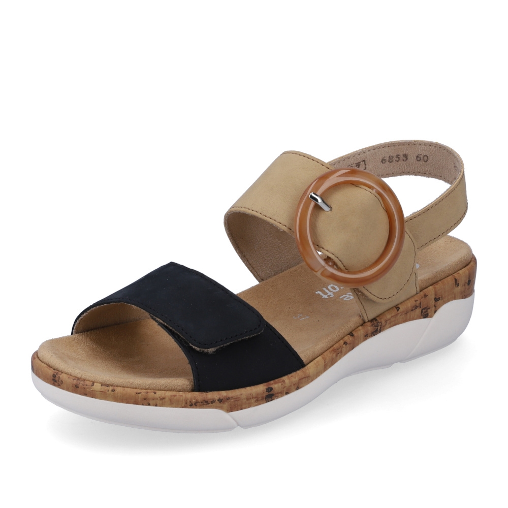 detail Dámské sandály REMONTE R6853-60 béžová S4