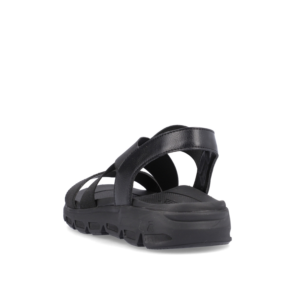 detail Dámské sandály RIEKER REVOLUTION V8408-00 černá S3