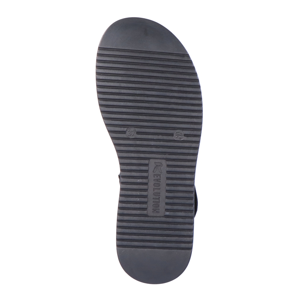 detail Dámské sandály RIEKER REVOLUTION W0801-00 černá S3