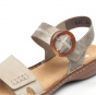 náhled Dámské sandály RIEKER 608Z3-60 béžová S4