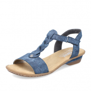 Dámské sandály RIEKER 63450-14 modrá S3