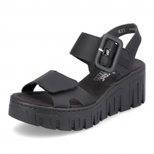 Dámské sandály RIEKER 68050-00 černá S4