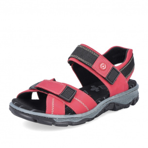 Dámské sandály RIEKER 68851-35 červená S3