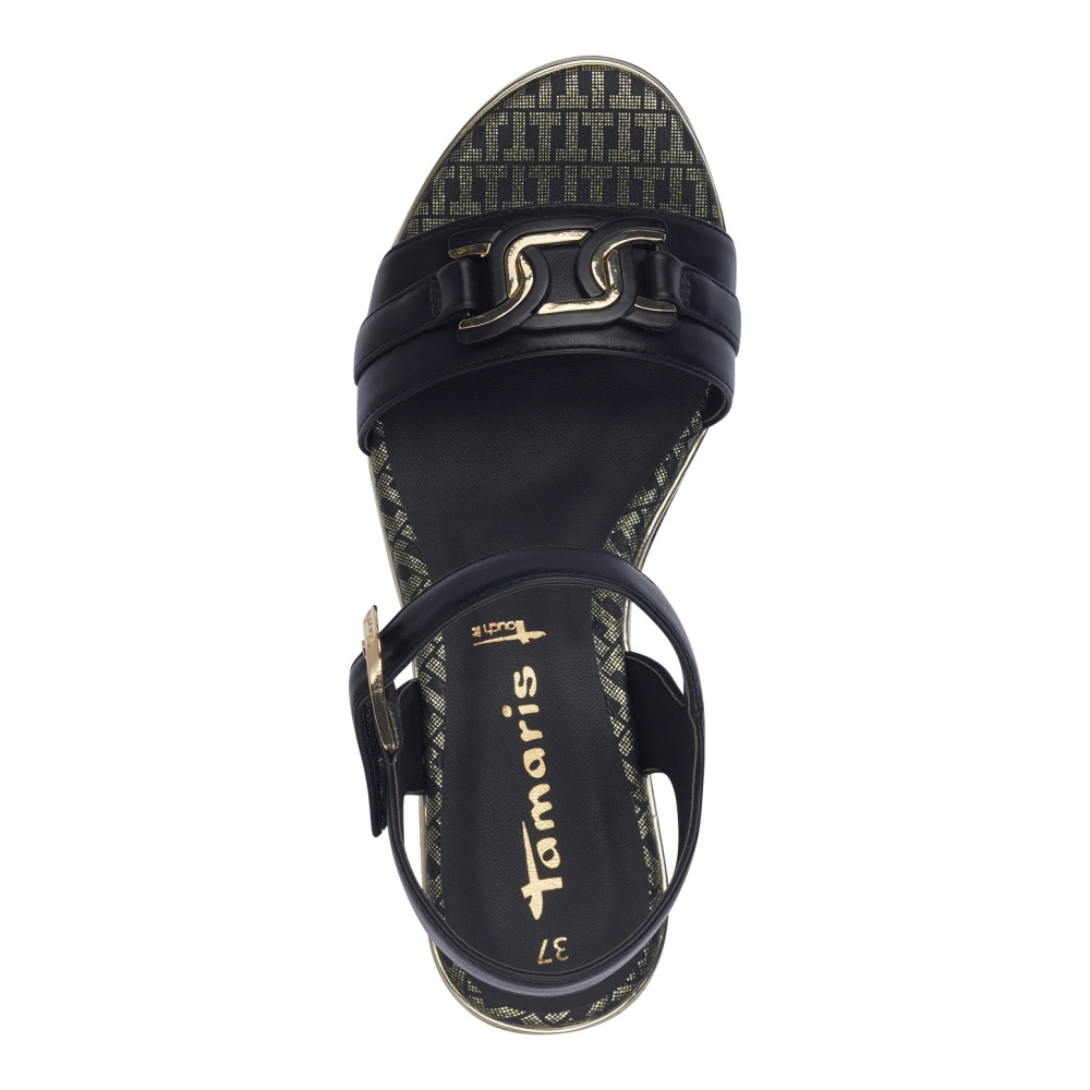 detail Dámské sandály TAMARIS 28702-20-001 černá S3