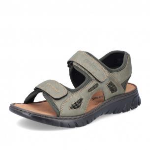 Pánské sandály RIEKER 26761-54 zelená S4