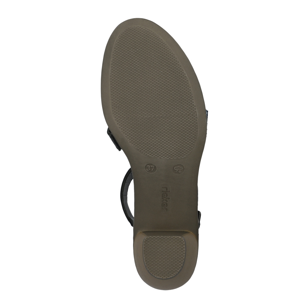 detail Dámské sandály RIEKER 40973-00 černá S4